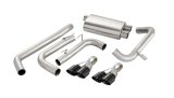 Corsa 1998-2002 Chevrolet Camaro Convertible Z28 5.7L V8 LS1 Black Tip Sport Cat-Back Exhaust thumbnail 6