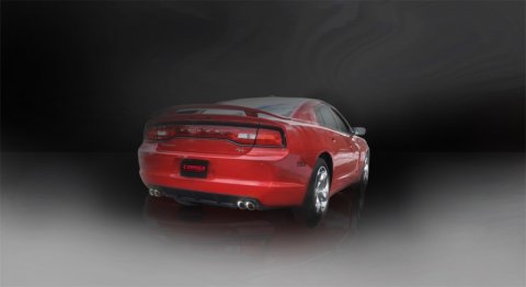 Corsa 2011-2014 Dodge Charger R/T 5.7L V8 Polished Xtreme Cat-Back Exhaust thumbnail 7