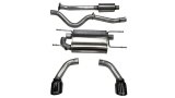 Corsa 2012-2025 Scion FRS / Subaru BRZ Black Tip Sport Cat-Back Exhaust thumbnail 1