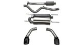 Corsa 2012-2025 Scion FRS / Subaru BRZ Black Tip Sport Cat-Back Exhaust thumbnail 2