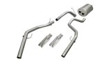Corsa 2009-2019 -14 Dodge Ram Quad Cab/Short Bed 1500 4.7L V8 Polished Sport Cat-Back Exhaust thumbnail 1