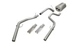 Corsa 2009-2019 -14 Dodge Ram Quad Cab/Short Bed 1500 4.7L V8 Polished Sport Cat-Back Exhaust thumbnail 4