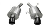 Corsa 2005-2010 Ford Mustang Shelby GT500 5.4L V8 Black Sport Axle-Back Exhaust thumbnail 3