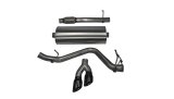 Corsa 14-19 GMC Sierra/Chevy Silv 1500 Reg. Cab/Long Bed 5.3L V8 Black Sport Single Side CB Exhaust thumbnail 1