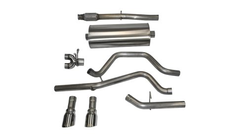 Corsa Sport Exhaust Systems 14869 System, Sport, Cat-back, Single In/Dual Out, Stainless Steel, Split Rear Exit, Chevy, GMC, 5.3L, Kit thumbnail 2