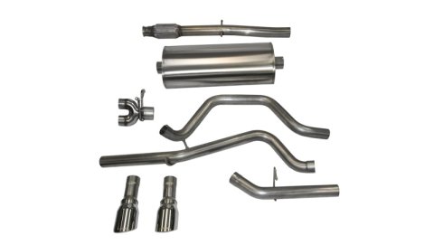 Corsa Sport Exhaust Systems 14869 System, Sport, Cat-back, Single In/Dual Out, Stainless Steel, Split Rear Exit, Chevy, GMC, 5.3L, Kit thumbnail 5