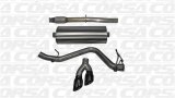 Corsa 14-19 GMC Sierra/Chevy Silv 1500 Crew Cab/Short Bed 5.3L V8 Black Sport Single Side CB Exhaust thumbnail 1