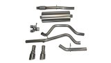 Corsa 14-19 GMC Sierra/Chevy Silv 1500 Crew Cab/Std. Bed 5.3L V8 Polished Sport Dual Rear CB Exhaust thumbnail 2