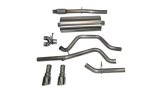 Corsa 14-19 GMC Sierra/Chevy Silv 1500 Crew Cab/Std. Bed 5.3L V8 Polished Sport Dual Rear CB Exhaust thumbnail 5