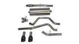 Corsa 2014-2019 C Sierra/Chevy Silv 1500 Crew Cab/Std. Bed 5.3L V8 Black Sport Dual Rear CB Exhaust thumbnail 4