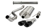 Corsa 2011-2014 Ford F-150 Raptor 6.2L V8 133in Wheelbase Black Xtreme Cat-Back Exhaust thumbnail 4