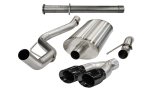 Corsa 2011-2014 Ford F-150 Raptor 6.2L V8 145in Wheelbase Black Xtreme Cat-Back Exhaust thumbnail 1