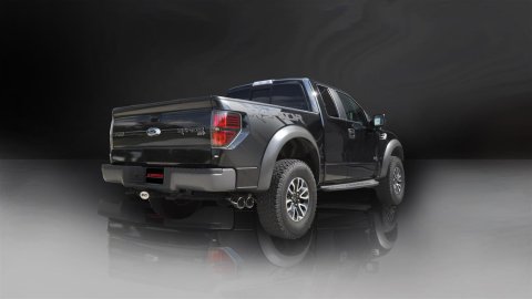 Corsa 2011-14 Ford F-150 Raptor 6.2L V8 133in Wheelbase Xtreme Cat-Back Resonator Delete Kit Exhaust thumbnail 3