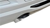 Corsa 12-14 BMW 335i Sedan AWD F30 3in Polished Touring Dual Rear Single 3.5in Tip Cat-Back thumbnail 3