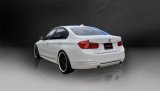 Corsa 12-14 BMW 335i Sedan AWD F30 3in Polished Touring Dual Rear Single 3.5in Tip Cat-Back thumbnail 7
