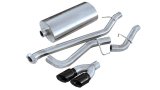 Corsa 1999-2006 GMC Sierra Reg. Cab/Short Bed 1500 4.8L V8 Black Sport Cat-Back Exhaust thumbnail 1