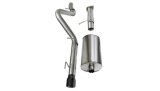 Corsa 2006-2008 Chevrolet Trailblazer SS 6.0L V8 Black Sport Cat-Back Exhaust thumbnail 2