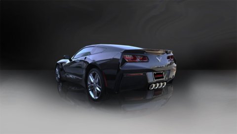 Corsa 2014-2019 Corvette C7 Coupe 6.2L V8 AT/MT 2.75in Valve-Back Dual Rear Exit Polished Xtreme Exh thumbnail 4