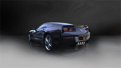 Corsa 2014-2019 Corvette C7 Coupe 6.2L V8 AT/MT 2.75in Valve-Back Dual Rear Exit Polished Xtreme Exh thumbnail 6