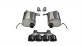 Corsa 14-19 Chevy Corvette C7 Coupe 6.2L V8 AT/MT 2.75in Valve-Back Dual Rear Exit Black Xtreme Exht thumbnail 2