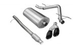 Corsa 2010-2013 Chevrolet Silverado Crew Cab/Short Bed 1500 4.8L V8 Black Sport Cat-Back Exhaust thumbnail 4