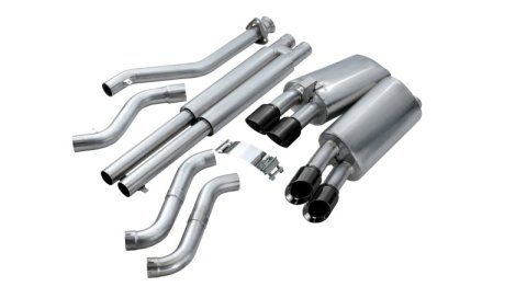 Corsa 1990-1995 Chevrolet Corvette C4 ZR1 5.7L V8 LT5 Black Sport Cat-Back Exhaust thumbnail 3