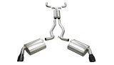 Corsa 2010-2015 Chevrolet Camaro Coupe/Convertible RS 3.6L V6 Black Sport Cat-Back + XO Exhaust thumbnail 2