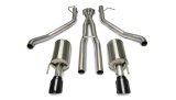 Corsa 05-06 Pontiac GTO 6L V8 2.5in Sport Cat-Back Exhaust + XPipe w/Dual Exit Single 4in BlackTips thumbnail 2