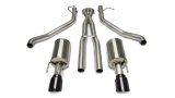 Corsa 05-06 Pontiac GTO 6L V8 2.5in Sport Cat-Back Exhaust + XPipe w/Dual Exit Single 4in BlackTips thumbnail 3