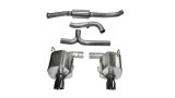 Corsa 08-10 Subaru Impreza WRX Sedan 2.5L Turbo Manual 3in Sport Cat-Back Exhaust w/4in Blac thumbnail 1