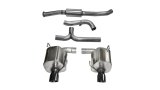 Corsa 08-10 Subaru Impreza WRX Sedan 2.5L Turbo Manual 3in Sport Cat-Back Exhaust w/4in Blac thumbnail 2
