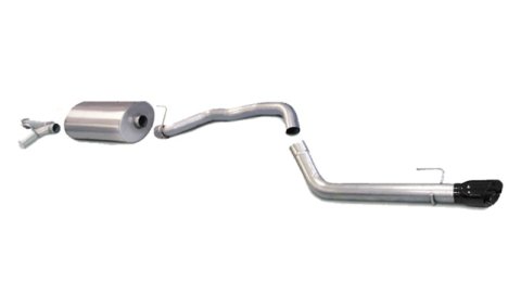 Corsa 2008-2017 Toyota Sequoia 5.7L V8 Touring Cat-Back Exhaust w/Black 4in Tip thumbnail 2