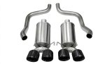 Corsa 2009-2013 Xtreme Axle-Back Exhaust w/Dual Black 3.5in Tips 09-13 Chevrolet Corvette C6 6.2L V8 thumbnail 4