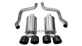 Corsa 2009-2013 Xtreme Axle-Back Exhaust w/Dual Black 3.5in Tips 09-13 Chevrolet Corvette C6 6.2L V8 thumbnail 5