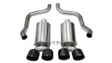 Corsa 2009-2013 Xtreme Axle-Back Exhaust w/Dual Black 3.5in Tips 09-13 Chevrolet Corvette C6 6.2L V8 thumbnail 6