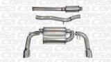 Corsa 2008-2015 Mitsubishi Lancer Evolution X Sedan 2.0L Polished Sport Dual Rear Cat-Back Exhaust thumbnail 1