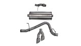 Corsa 2015-2020 Chevy Tahoe/GMC Yukon Cat-Back Exhaust Sport 3in Single Side Twin Polished 4in Tips thumbnail 2