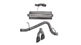 Corsa 2015-2020 Chevy Tahoe/GMC Yukon Cat-Back Exhaust Sport 3in Single Side Twin Black 4in Tips thumbnail 1