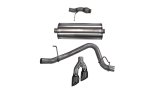 Corsa 2015-2020 Chevy Tahoe/GMC Yukon Cat-Back Exhaust Sport 3in Single Side Twin Black 4in Tips thumbnail 2