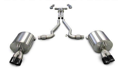 Corsa 2008-2009 Pontiac G8 GXP 6.0L V8 Sport Cat-Back w/ Dual 3in Black Tips thumbnail 1