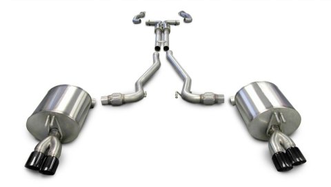 Corsa 2008-2009 Pontiac G8 GXP 6.0L V8 Sport Cat-Back w/ Dual 3in Black Tips thumbnail 2
