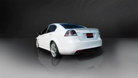 Corsa 2008-2009 Pontiac G8 GXP 6.0L V8 Sport Cat-Back w/ Dual 3in Black Tips thumbnail 4