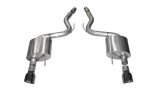 Corsa 2015-2017 Ford Mustang GT 5.0 3in Axle Back Exhaust Black Dual 4.5in Tip Sport thumbnail 1