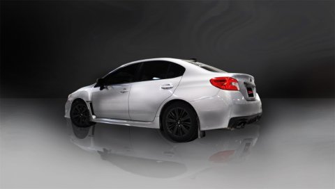 Corsa 2015-2021 Subaru WRX Cat Back Exhaust Black Quad 3.5in Tips *Sport* thumbnail 4