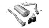 Corsa 2009-2009 Chevrolet Silverado Crew Cab/Short Bed 1500 4.8L V8 Black Sport Cat-Back Exhaust thumbnail 2