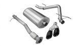 Corsa 2009-2009 Chevrolet Silverado Crew Cab/Short Bed 1500 4.8L V8 Black Sport Cat-Back Exhaust thumbnail 4