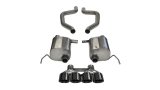 Corsa 2017-2019 Chevy Corvette Z06 3in Axle Back Exhaust Black Quad 4.5in Tip (Xtreme) thumbnail 1