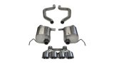 Corsa 17-19 Chevy Corvette Z06 (Grand Sport Only) 3in Axle Back Xtreme Exhaust Pol Quad 4.5in Tip thumbnail 1