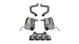 Corsa 17-19 Chevy Corvette Z06 (Grand Sport Only) 3in Axle Back Xtreme Exhaust Pol Quad 4.5in Tip thumbnail 3