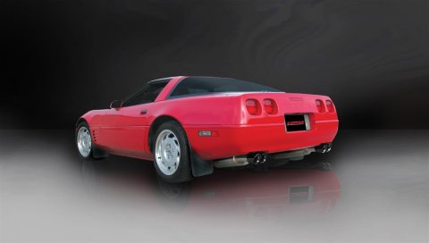 Corsa 1986-1991 Chevrolet Corvette C4 5.7L V8 L98 Black Sport Cat-Back Exhaust thumbnail 3
